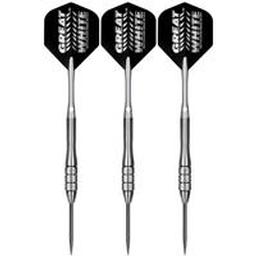 Click here to see larger photo of the Bottelsen Great White Fixed Point Coarse Knurl Steel Tip Darts.