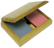 Click here to see larger photo of the Wood Card Holder.