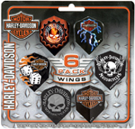 Click here to see larger photo of the Harley-Davidson Wings Six Pack.