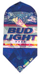 Click here to see larger photo of the Bud Light Slim Glitter Dart Flights.