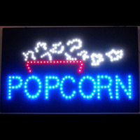 Click here to see larger photo of the Popcorn LED Sign.