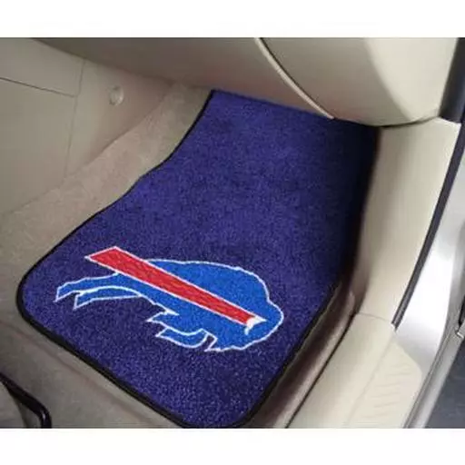 Buffalo Bills 2-piece Carpeted Car Mats 17"x27"