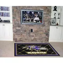 Click here to learn more about the Baltimore Ravens Rug 5''x8''.