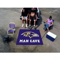 Click here to learn more about the Baltimore Ravens Man Cave Tailgater Rug 5''x6''.