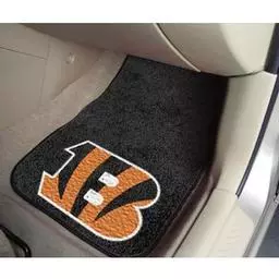 Click here to learn more about the Cincinnati Bengals 2-piece Carpeted Car Mats 17"x27".