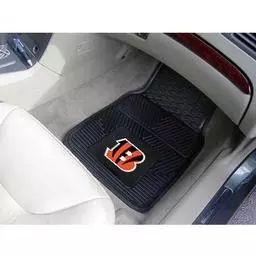 Click here to learn more about the Cincinnati Bengals Heavy Duty 2-Piece Vinyl Car Mats 17"x27".