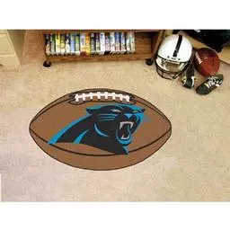 Click here to learn more about the Carolina Panthers Football Rug 20.5"x32.5".