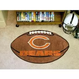 Click here to learn more about the Chicago Bears Football Rug 20.5"x32.5".
