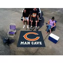 Click here to learn more about the Chicago Bears Man Cave Tailgater Rug 5''x6''.