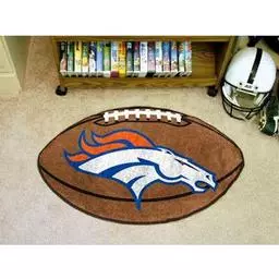 Click here to learn more about the Denver Broncos Football Rug 20.5"x32.5".