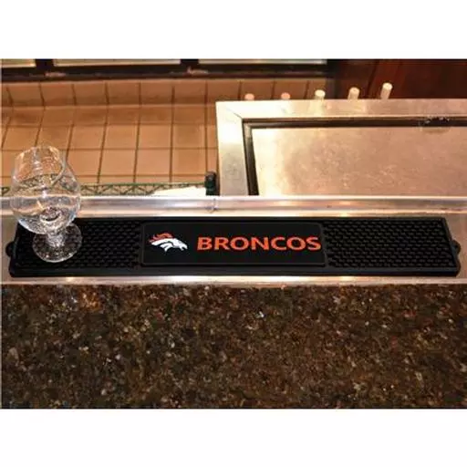 Denver Broncos Drink Mat 3.25"x24"