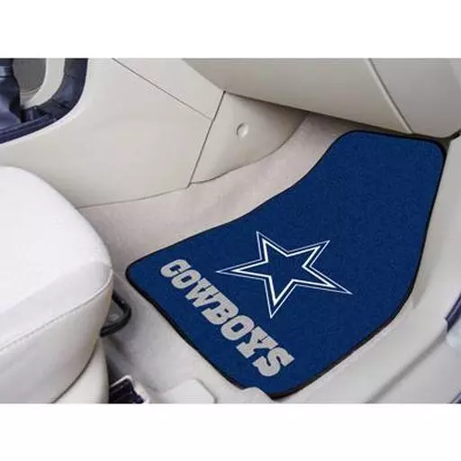 Dallas Cowboys 2-piece Carpeted Car Mats 17"x27"