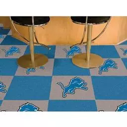 Click here to learn more about the Detroit Lions Carpet Tiles 18"x18" tiles.