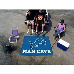 Click here to learn more about the Detroit Lions Man Cave Tailgater Rug 5''x6''.