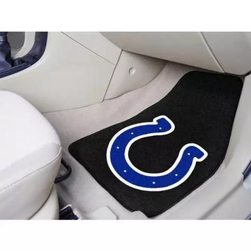 Indianapolis Colts 2-piece Carpeted Car Mats 17"x27"