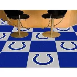 Click here to learn more about the Indianapolis Colts Carpet Tiles 18"x18" tiles.