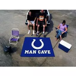 Click here to learn more about the Indianapolis Colts Man Cave Tailgater Rug 5''x6''.