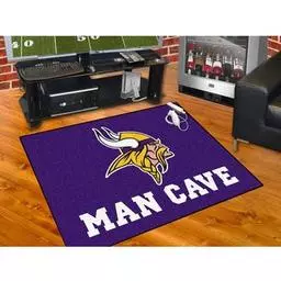 Click here to learn more about the Minnesota Vikings Man Cave All-Star Mat 33.75"x42.5".