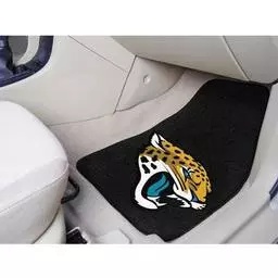 Click here to learn more about the Jacksonville Jaguars 2-piece Carpeted Car Mats 17"x27".