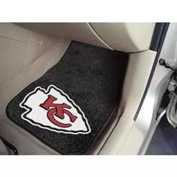 Click here to learn more about the Kansas City Chiefs 2-piece Carpeted Car Mats 17"x27".