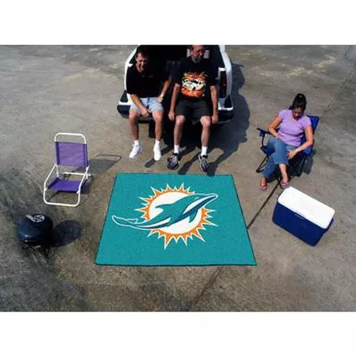 Miami Dolphins Tailgater Rug 5''x6''