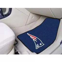 Click here to learn more about the New England Patriots 2-piece Carpeted Car Mats 17"x27".