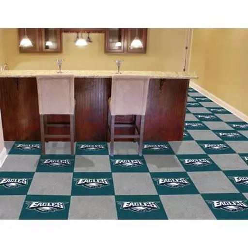 Philadelphia Eagles Carpet Tiles 18"x18" tiles