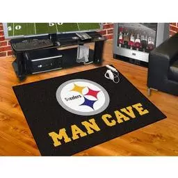 Click here to learn more about the Pittsburgh Steelers Man Cave All-Star Mat 33.75"x42.5".