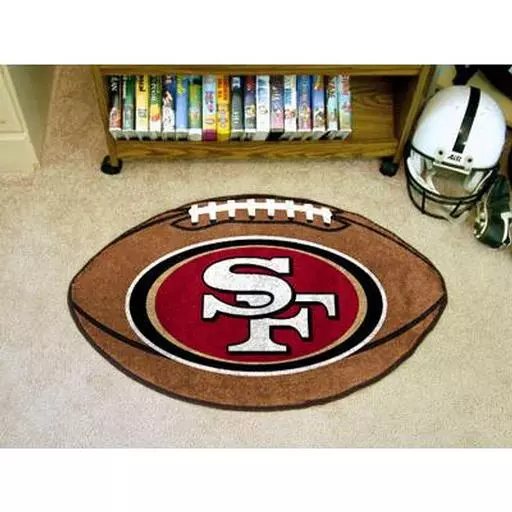 San Francisco 49ers Football Rug 20.5"x32.5"