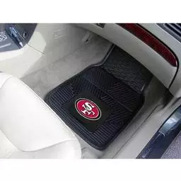 Click here to learn more about the San Francisco 49ers Heavy Duty 2-Piece Vinyl Car Mats 17"x27".