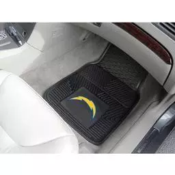 Click here to learn more about the San Diego Chargers Heavy Duty 2-Piece Vinyl Car Mats 17"x27".