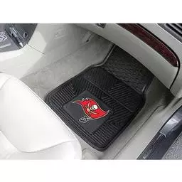 Click here to learn more about the Tampa Bay Buccaneers Heavy Duty 2-Piece Vinyl Car Mats 17"x27".