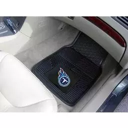 Click here to learn more about the Tennessee Titans Heavy Duty 2-Piece Vinyl Car Mats 17"x27".