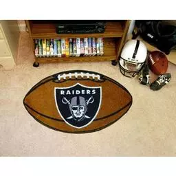 Click here to learn more about the Oakland Raiders Football Rug 20.5"x32.5".