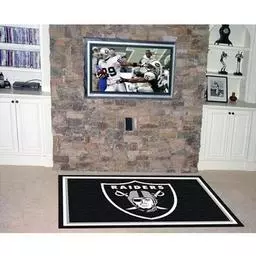 Click here to learn more about the Oakland Raiders Rug 5''x8''.