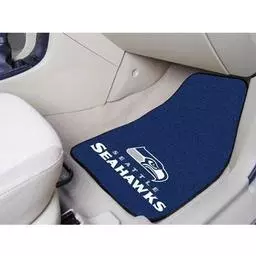 Click here to learn more about the Seattle Seahawks 2-piece Carpeted Car Mats 17"x27".