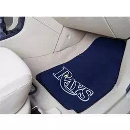 Click here to learn more about the Tampa Bay Rays 2-piece Carpeted Car Mats 17"x27".