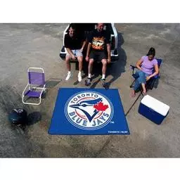 Click here to learn more about the Toronto Blue Jays Tailgater Rug 5''x6''.