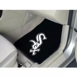 Click here to learn more about the Chicago White Sox 2-piece Carpeted Car Mats 17"x27".