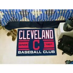 Click here to learn more about the and Indians Baseball Club Starter Rug 19"x30".