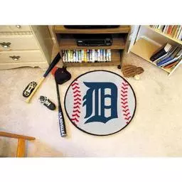 Click here to learn more about the Detroit Tigers Baseball Mat 27" diameter.