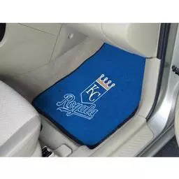 Click here to learn more about the Kansas City Royals 2-piece Carpeted Car Mats 17"x27".