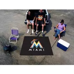 Click here to learn more about the Miami Marlins Tailgater Rug 5''x6''.