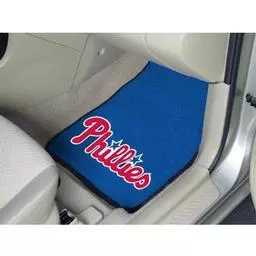 Click here to learn more about the Philadelphia Phillies 2-piece Carpeted Car Mats 17"x27".
