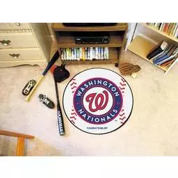 Click here to learn more about the Washington Nationals Baseball Mat 27" diameter.