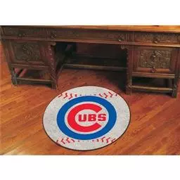 Click here to learn more about the Chicago Cubs Baseball Mat 27" diameter.