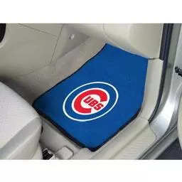 Click here to learn more about the Chicago Cubs 2-piece Carpeted Car Mats 17"x27".