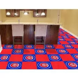 Click here to learn more about the Chicago Cubs Carpet Tiles 18"x18" tiles.