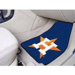 Click here to learn more about the Houston Astros 2-piece Carpeted Car Mats 17"x27".