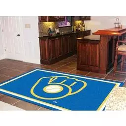 Click here to learn more about the Milwaukee Brewers "Ball in Glove" Rug 5''x8''.